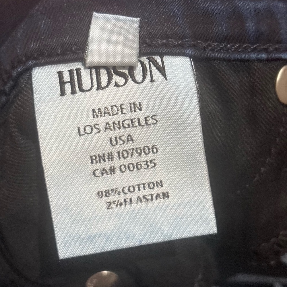 Hudson Womens Skinny Stretch Blue Jeans, Size: 29 - Picture 11 of 13